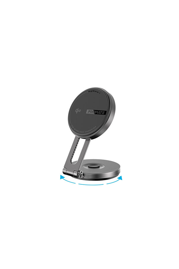 Promate Magmate-1 Qi2 Certified Wireless Magnetic Car Charger Mount With 15w Magsafe Compatibility