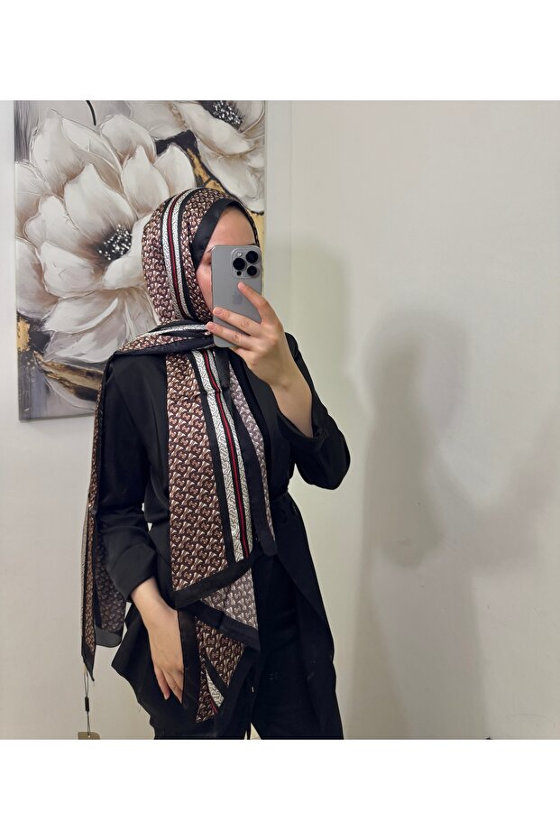 Voile Silk Shawl | It Doesn'T Show | Easy Shape Area | Soft Textured
