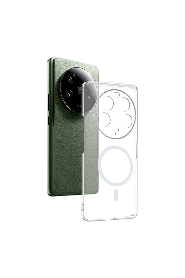 Xiaomi Mi 13 Ultra Case Non-Yellowing Ultra Thin Hard Mica Magsafe Camera Raised Tkng