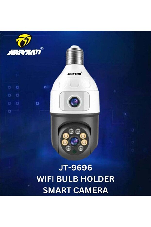 JT-9696QJB 8MP WiFi Security Camera – Wireless & Wired IP Surveillance Camera with Ultra HD Video, Night Vision, Motion Detection, Two-Way Audio, PTZ Remote Viewing for Home & Office