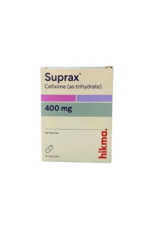 400 mg (Cefixime) Antibiotic for sensitive bacterial strains – 6 capsules