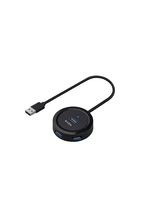 S-link swapp sw-u300 4 port usb3.0 black usb multiplexer hub
