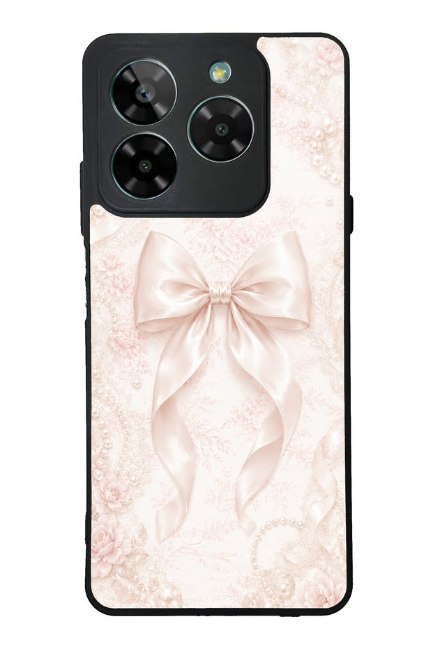 Gm Era 50 Blush Pearl Bow Designed Glossy Phone Case