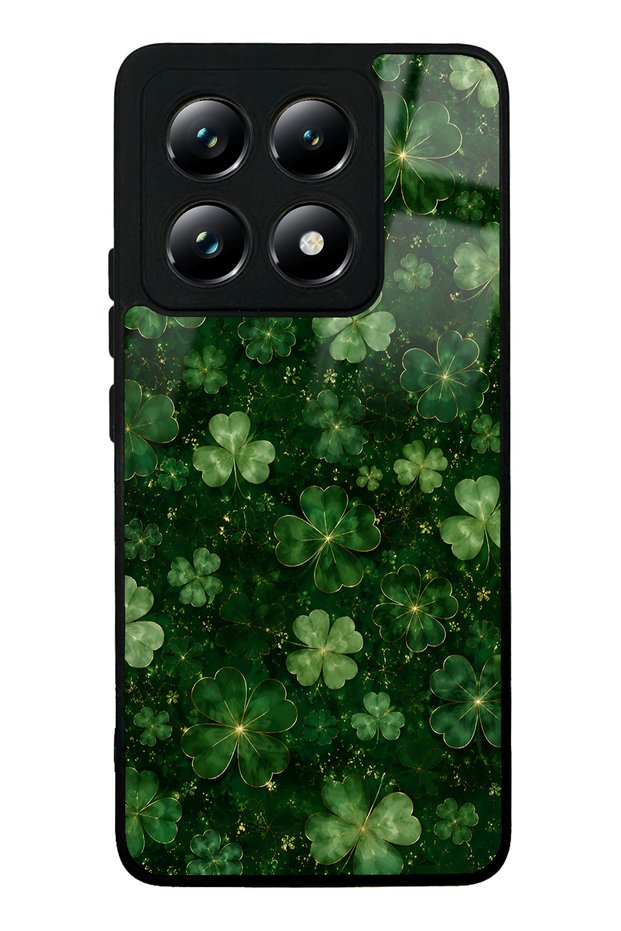 Xiaomi Mi 14t Emerald Lucky Clover Design Glossy Phone Case
