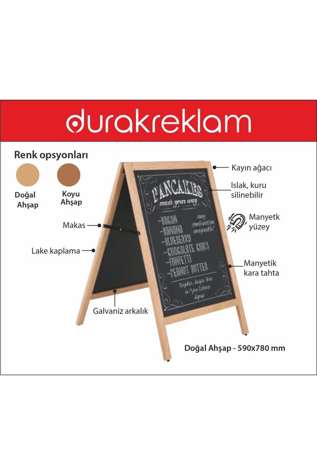Wooden A-Panel Outdoor