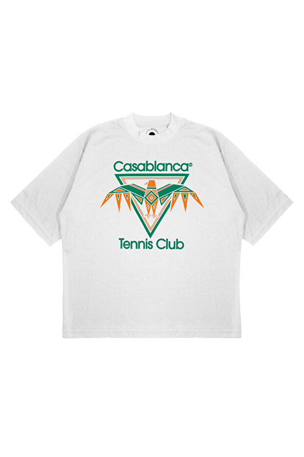 Unisex Oversize Casablanca Wings Printed Boxy Fit Thick Fabric (240Gsm) T-Shirt