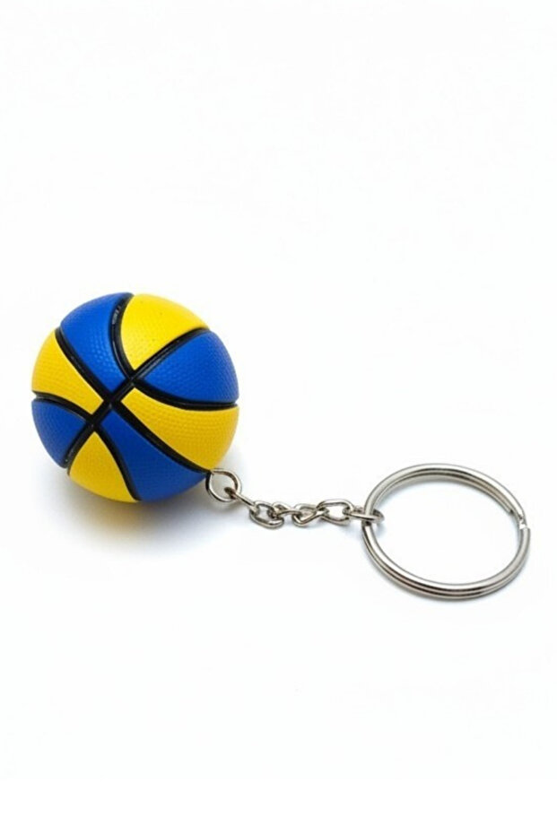 Basketball Ball Team Colorful Keychain