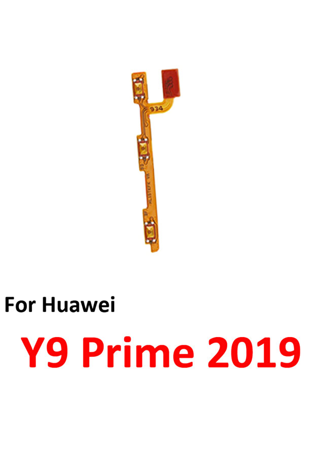 كابل مرن لأزرار الطاقة والصوت للهاتف Y9 Prime 2019 الجديد، زر التشغيل/الإيقاف، زر الصعود/النزول، كابل مرن داخلي P