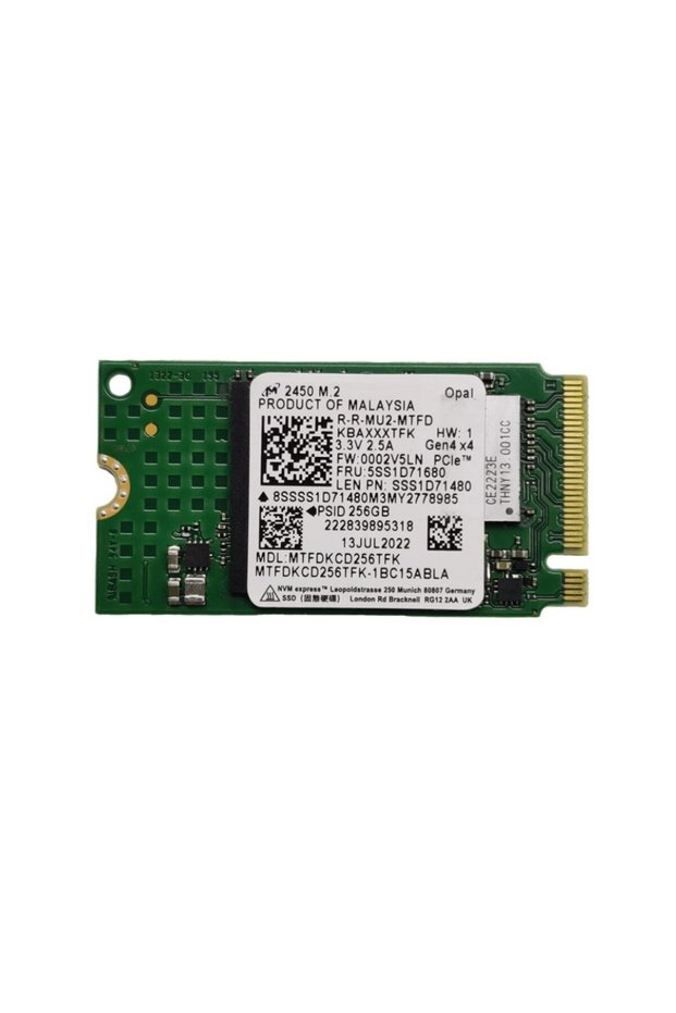 256GB M.2 NVMe SSD Disk (Kısa)