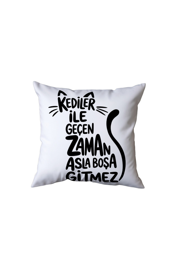 Time Spent with Cats Is Never Wasted Pillow, Gift