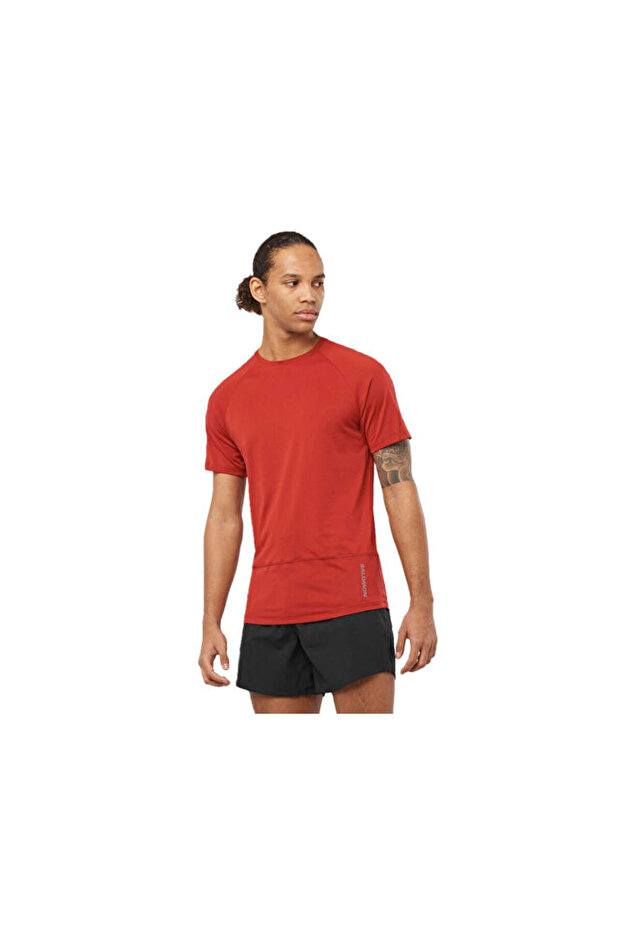 Cross Run T-Shirt for Running Men Lc2138800 Red