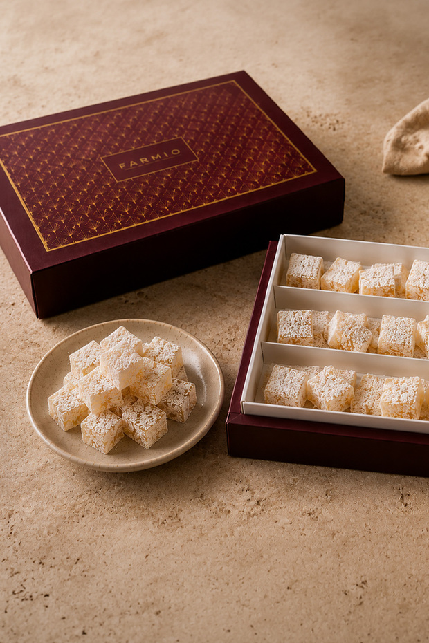 Coconut Turkish Delight - 500Gr - Glucose-Free
