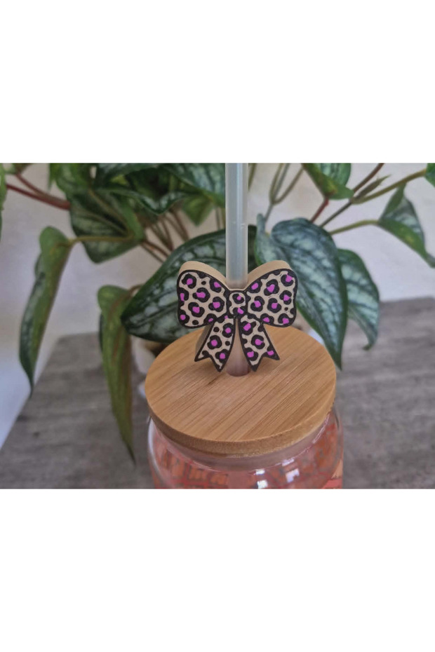 Figured Straw Ornament Cup Straw Accessory