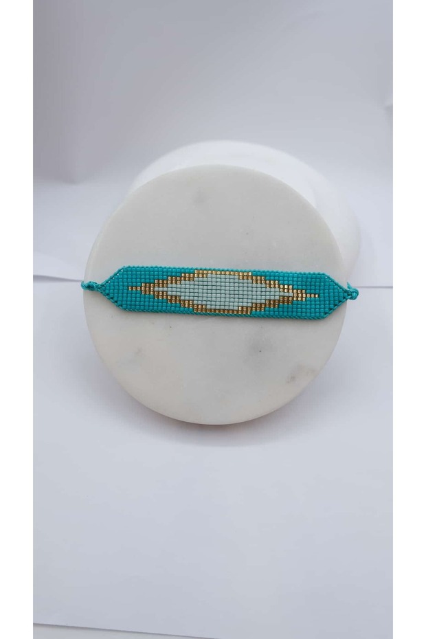 Baklava Pattern Thick Miyuki Bracelet