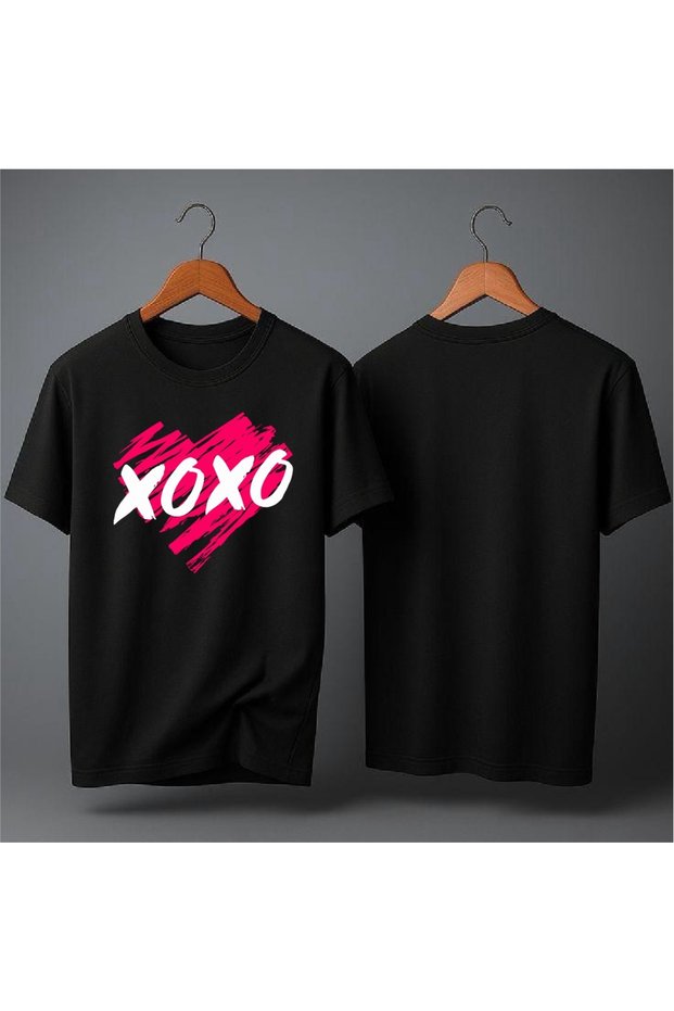 Xoxo Heart Printed Oversized T-Shirt