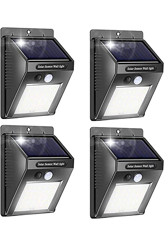Solar Wall Lights Outdoor, iToncs Waterproof Super Bright Solar Motion Sensor Security Lights Wireless Solar Powered Light for Garden (4 Pack)