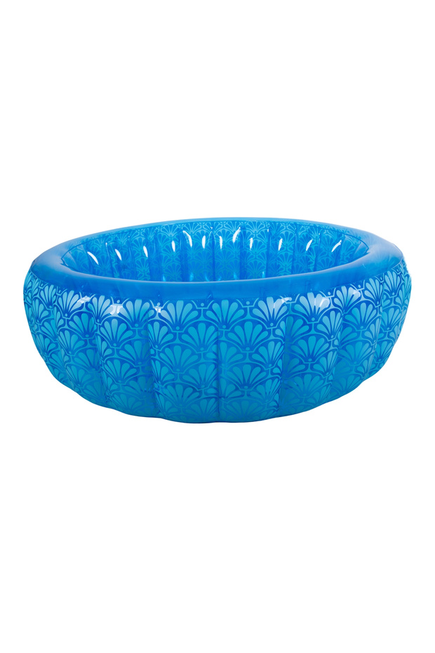 150cm Circular Inflatable Kids Pool, Easy Setup, Blue