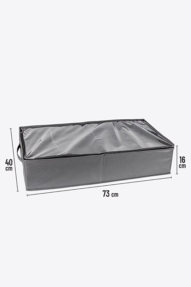 Transparent Adjustable Compartment Under-Bed Organizer Storage Bag
