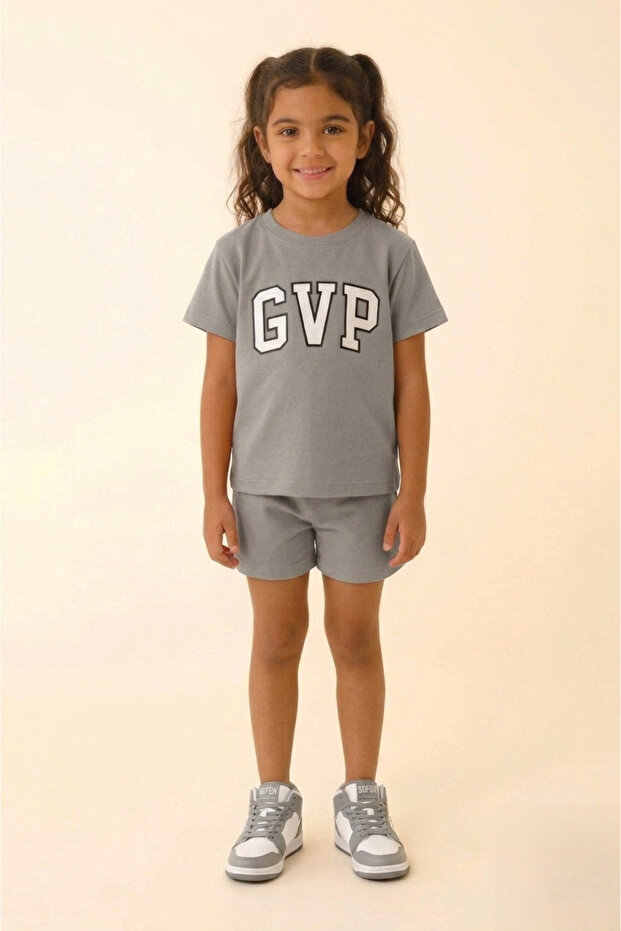 Children's Summer Two-Piece Set with Shorts 100% Cotton Summer 100% Cotton Top