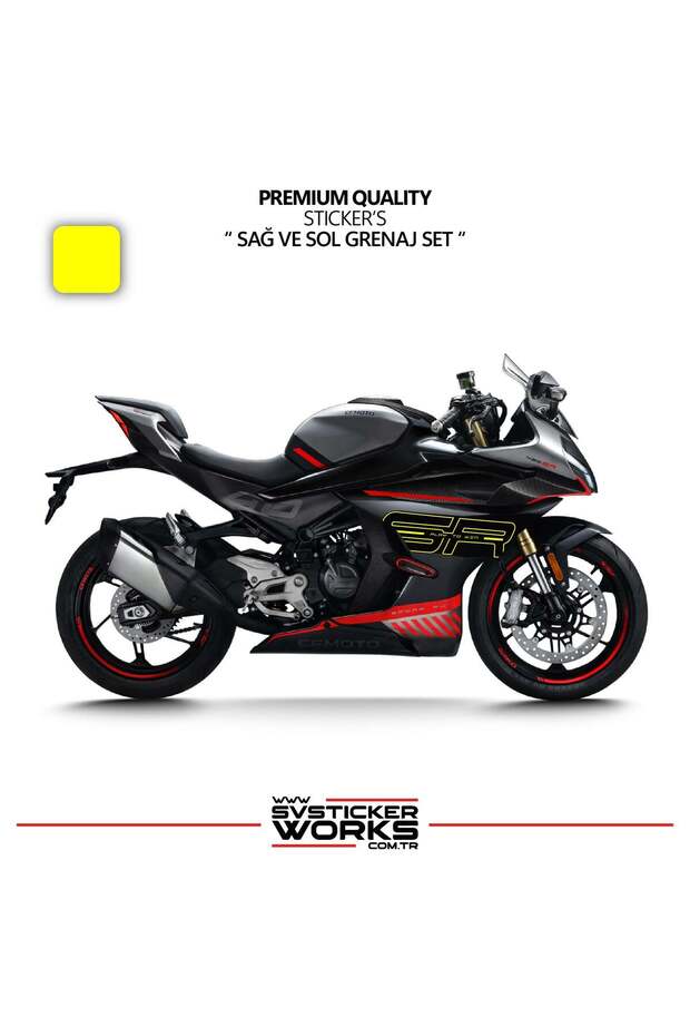 CFMOTO 450SR ملصق جريناج مجموعة اليسار الأيمن نموذج ملصق ملصق عالي الجودة