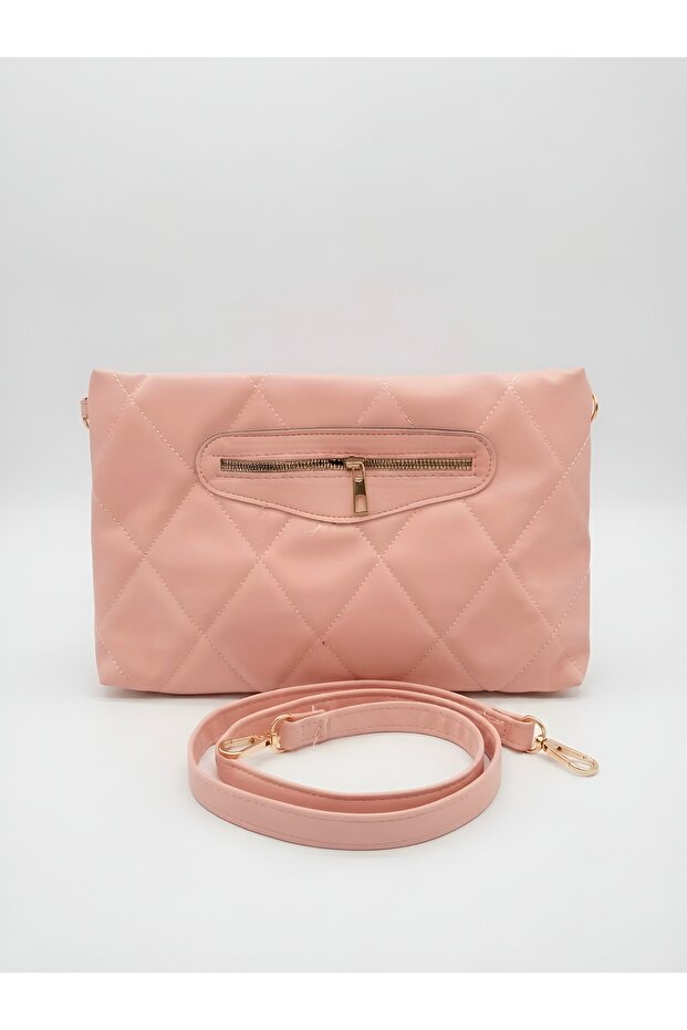 Women's Quilted Lined Shoulder Bag and Portfolio Bag - 25X33 cm