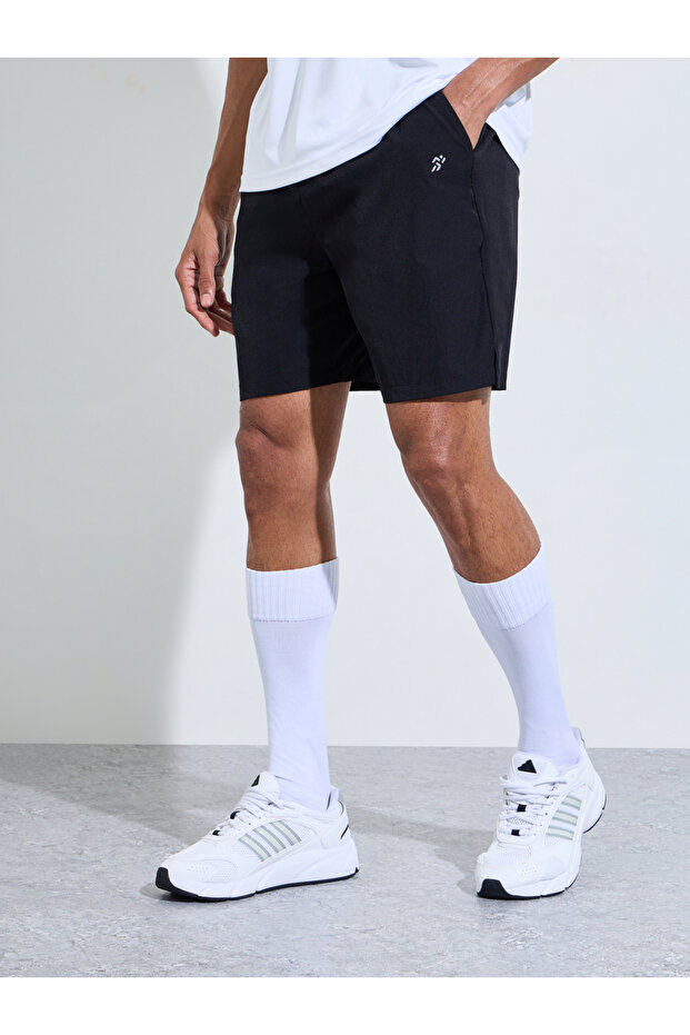 Men Black Performance Training Shorts