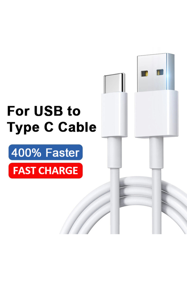 2m A To C Cable 100W USB Type C Cable 6A Fast Charging Data Wire for 13 14 Note 13 Pro Turbo ultr