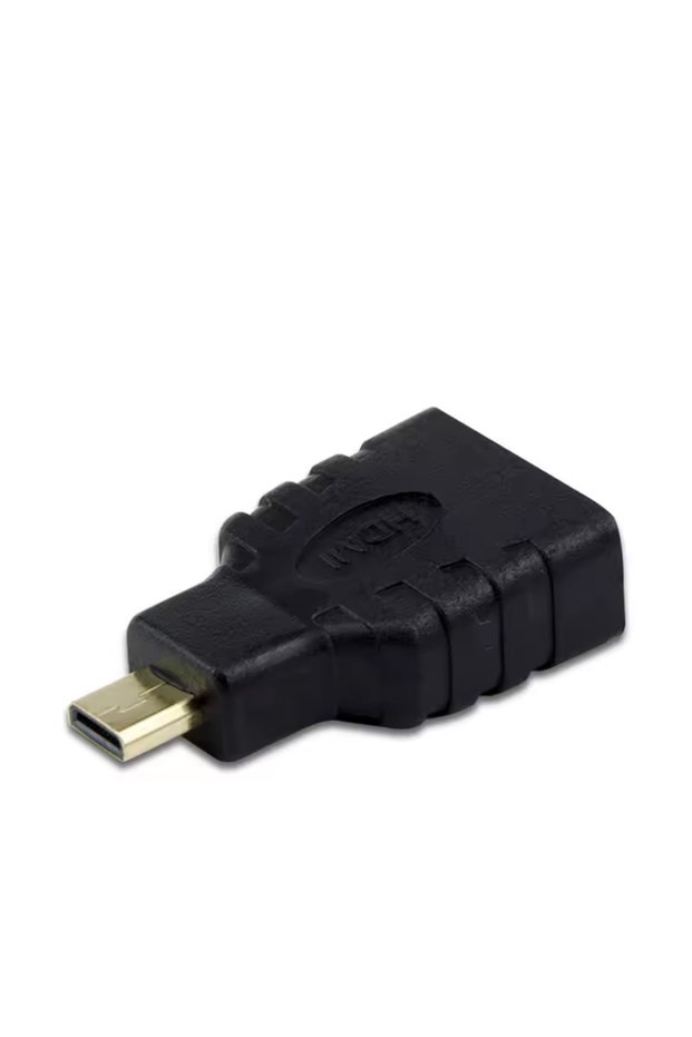 Black-1PCS New Generic Micro HDMI-M To HDMI-F Adapter Micro HDMI-Compatible Type D To HDMI Female Co