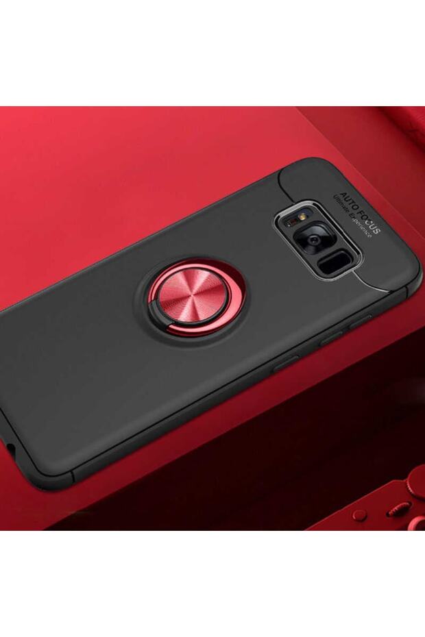 Silicone Ravel Cover with Rotatable Ring Stand for Samsung Galaxy S8 Plus Compatible Mobile Phone