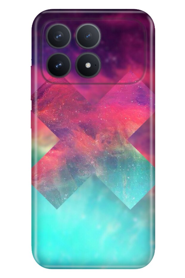 Poco F8 Pro 6.59" Case Colorful Silicone Printed Tpu Space Fun