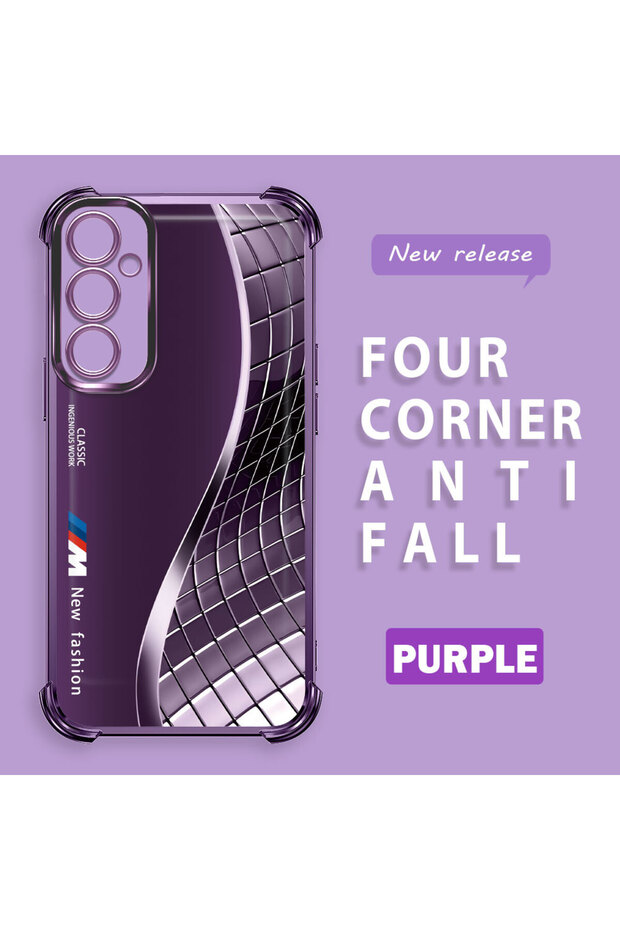 Samsung Galaxy A05S Compatible Transparent Back Four-Corner Reinforced Impact Protection Silicone Case