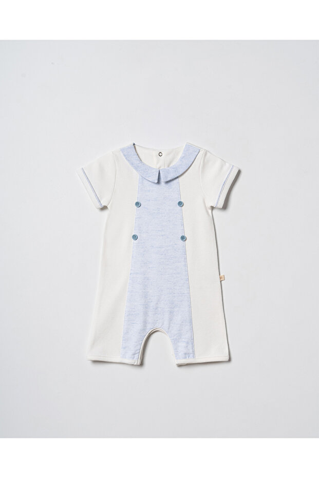 3-6 6-9 6-9 9-12 -Halo Seagull Short Jumpsuit