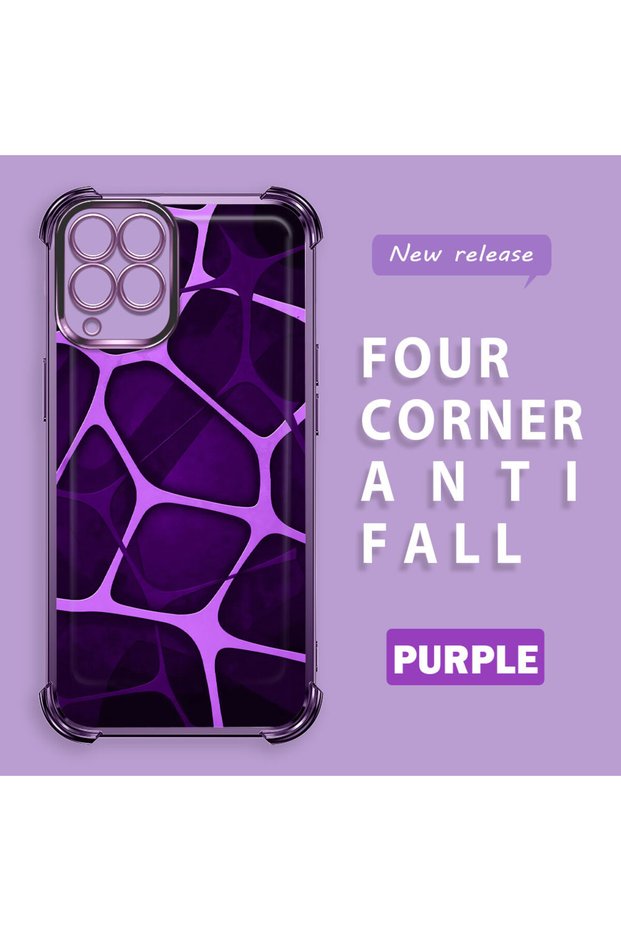 Samsung Galaxy M33 Compatible Transparent Back Four Corners Reinforced Impact Protection Silicone Case