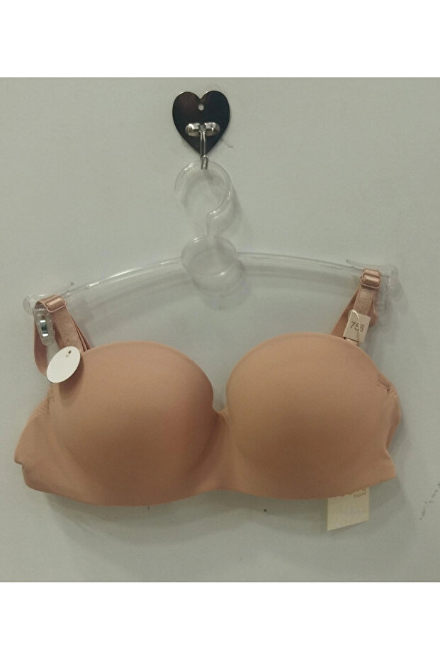 Strapless Padded Micro Jumpsuit Bra 1110 - Milk Coffee
