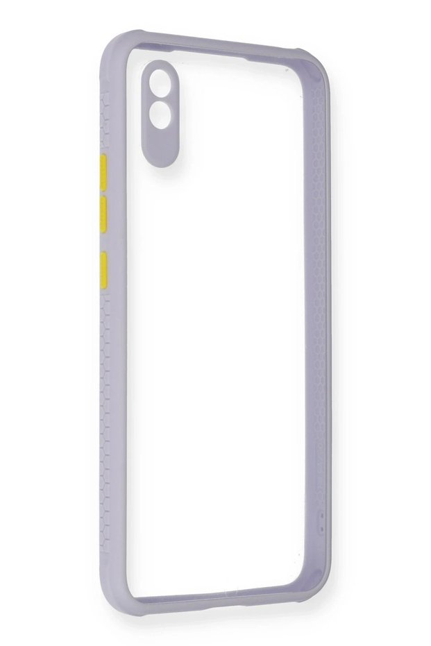 Aconcept Redmi 9A Case Miami Transparent Silicone (214311) - Lilac