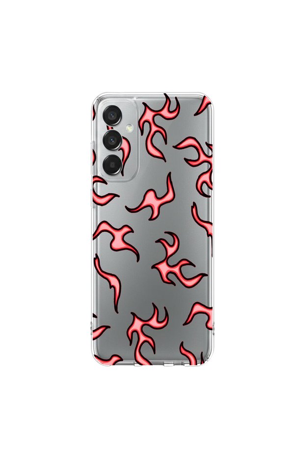 Samsung Galaxy M15 Compatible Wallpaper 4 Design Transparent Case