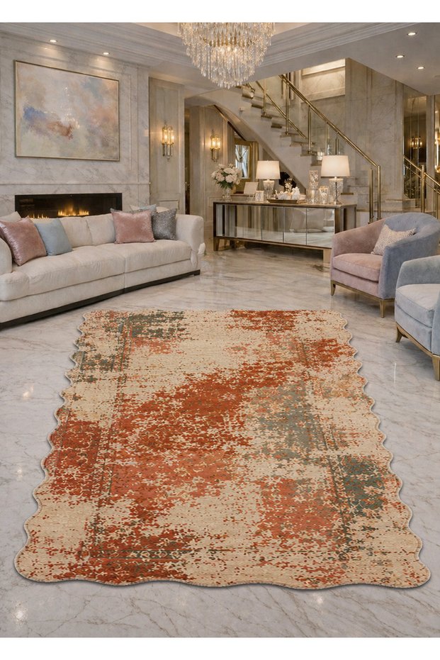 Sdt Mixed Patterned Modern Woven Base Decorative Carpet Sdtamor1312