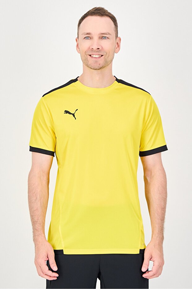 Men Sportswear Fit Short Sleeve Training Jersey, Yellow