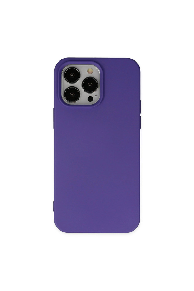 Apple iPhone 14 Pro Max Case Nano Velvet Silicone - Purple