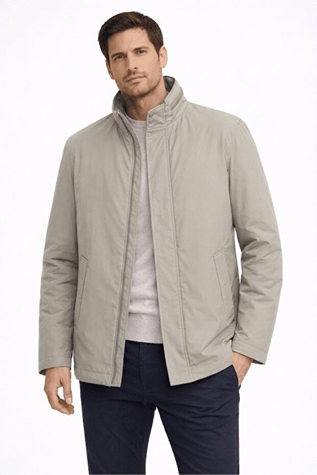 Cristobal Stand Collar Coat 1004