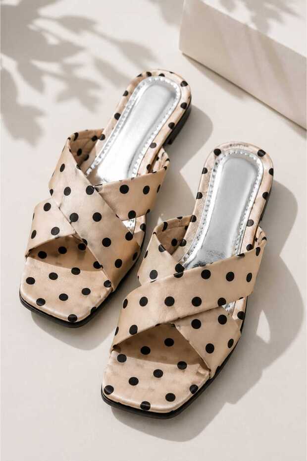 Speckled Pattern, Strappy, Lightweight and Comfortable Design, Casual Women's Slippers