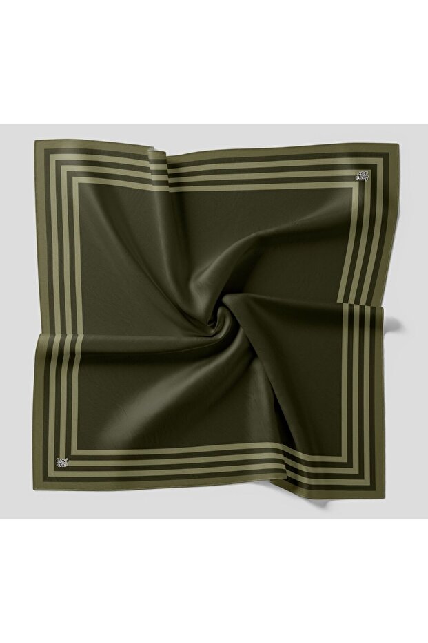 Evening Dress Amber Scarf Striped Tape Pattern