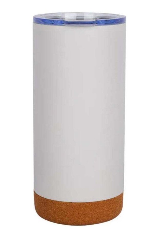 20oz Stainless Steel Travel Tumbler with Cork Bottom – Double Wall Vacuum Insulated Coffee Mug, Leakproof Lid, Reusable Thermal Cup for Hot & Cold Drinks, Office, Car, Travel & Outdoor Use
