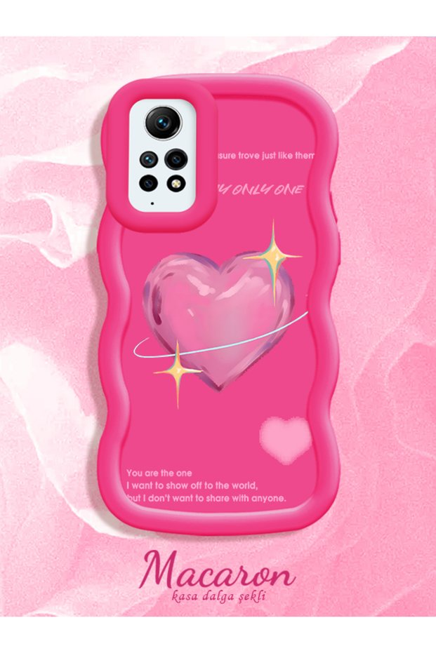 Redmi Note 12 Pro 4g Compatible Case with Sweet Pink Heart Motifs in Three Color Options