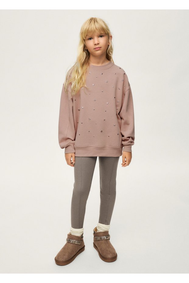 Girl's Leggings Sweatshirt Set 7763