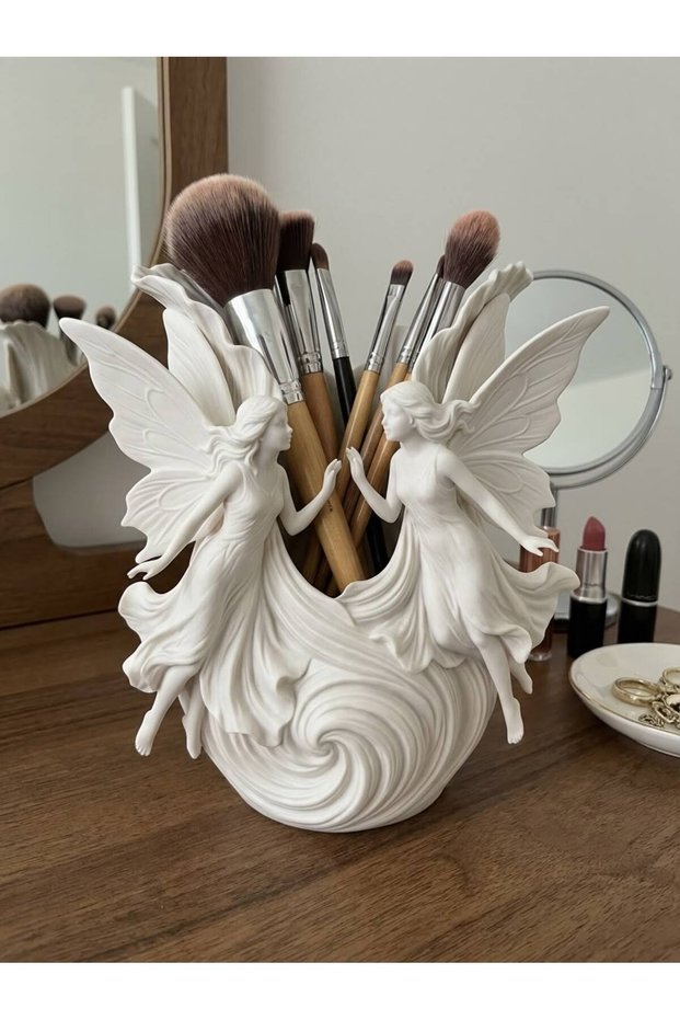 Fairy Wing Makeup Brush Holder and Desktop Organizer | Decorative Organizer | 3D Printing