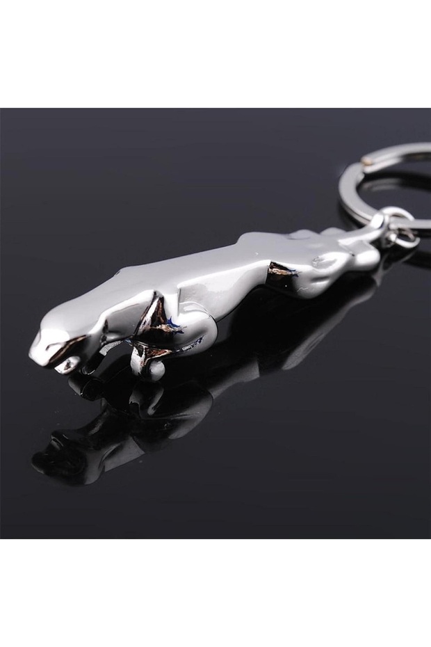 Jaguar Designed Metal Car Keychain
