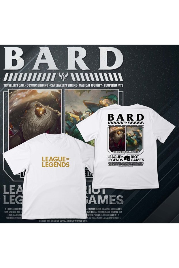 League of Legends -Bard- Printed Oversize T-Shirt
