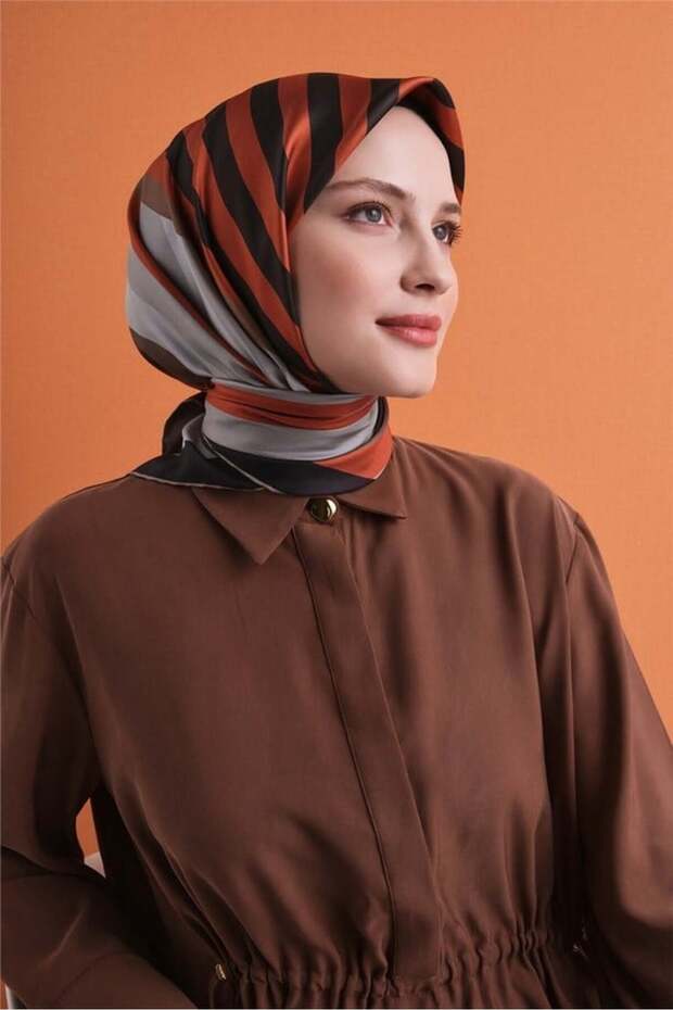 وشاح حرير ساتان 9615D-37