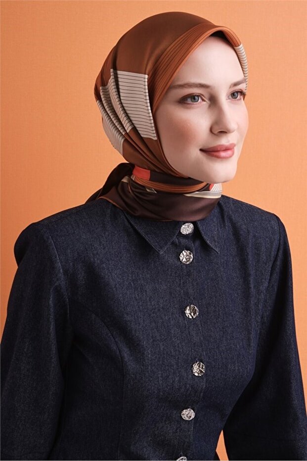 وشاح حرير ساتان 9610D-86